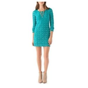 Free People - “Wild Thing Mini Dress” (Emerald)